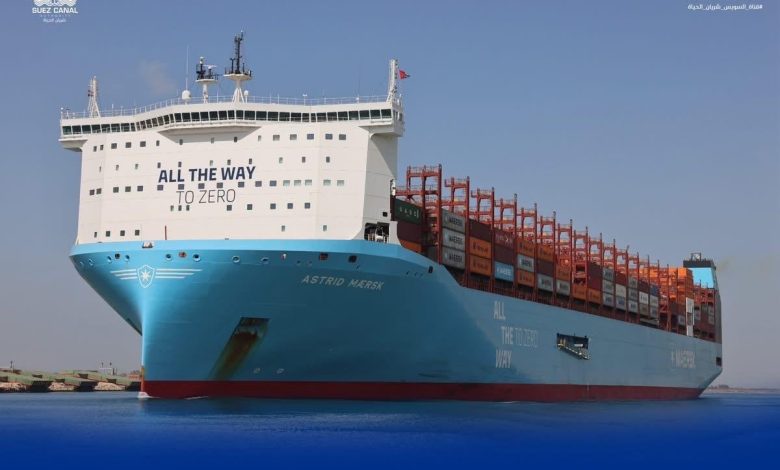 قناة-السويس-تجني-أولى-ثمار-بعبور-سفينة-الحاويات-astrid-maersk
