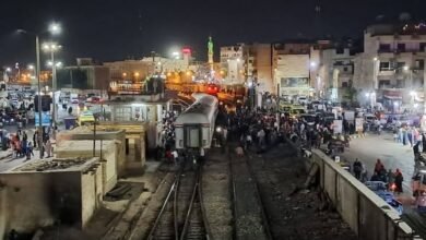 السكة-الحديد:-تحويل-حركة-القطارات-بالخط-النازل-لخروج-عجلات-قطار-عن-القضبان-بالأقصر