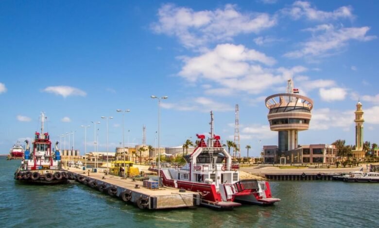 ميناء-دمياط-:-25-سفينة-اجمالي-عدد-السفن-الموجودة-بالميناء-اليوم 