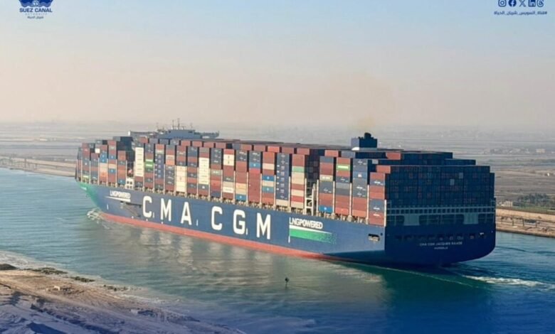 الخط-الملاحي-cma-الفرنسية-تعلق-رحلاتها-عبر-قناة-السويس