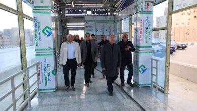 وزير-النقل-يتفقد-التشطيبات-النهائية-وجاهزية -المرحلة-الثانية-من-مشروع-الاتوبيس-الترددي-السريع-brt