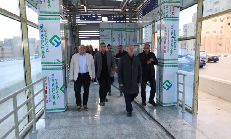 وزير-النقل-يتفقد-التشطيبات-النهائية-وجاهزية -المرحلة-الثانية-من-مشروع-الاتوبيس-الترددي-السريع-brt