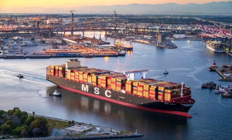 رئيس-«موانئ»-يبحث-مع-msc-خطط-الخط-الملاحي-واستقرار-سلاسل-الإمداد