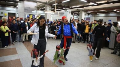 مترو-الأنفاق-:-بالعرائس-والاراجوز-للأطفال-عرض-لزيادة-الوعي-بالتراث-بمحطة-مترو-جامعة-القاهرة-بالخط-الثاني-والثالث