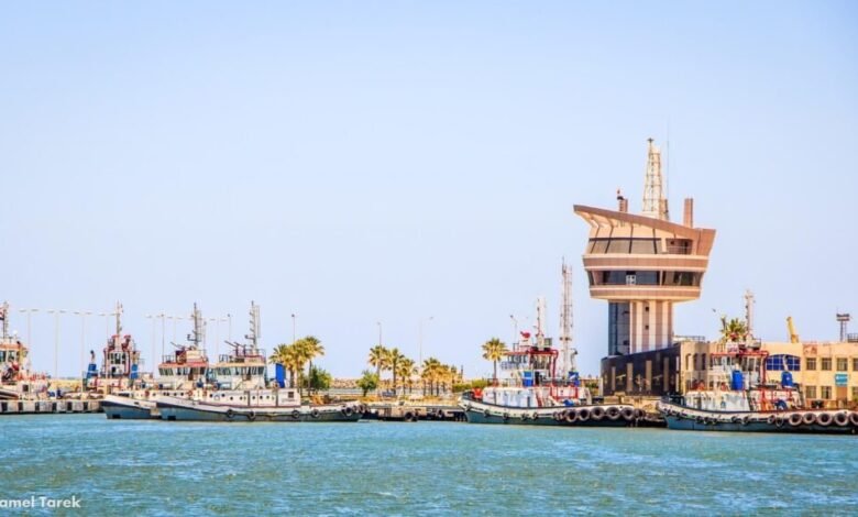 ميناء-دمياط-: -28-سفينة-اجمالي-عدد-السفن-الموجودة-بالميناء-اليوم