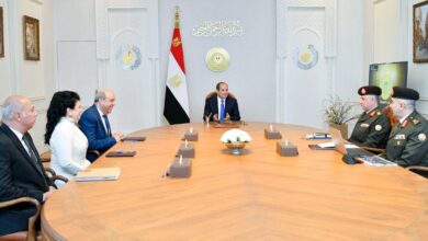 السيسي-يتابع -تأثير-الحرب-الجارية-في-المنطقة-على-شركات-الطيران-المصرية-وانشاء-مطار-في-سانت-كاترين 