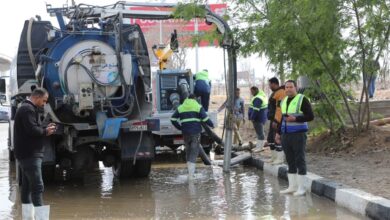 فرق-الطواريء-تواصل-رفع-وشفط-تراكمات-الامطار-من-الطرق-والشوارع-بالقاهرة