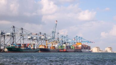 ميناء-دمياط-:-بلغت-حركة-الشاحنات-دخولًا-وخروجاً-بالميناء-6554-حركة 