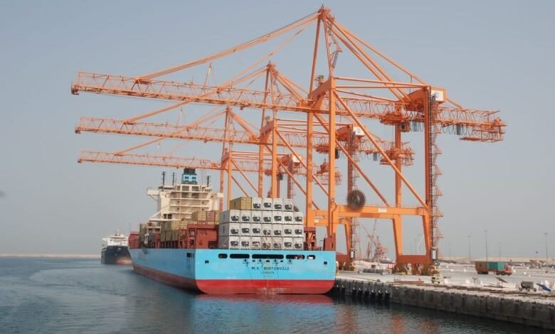 السعودية-:-بدء-التشغيل-الفعلي-لمحطة-الحاويات-في-ميناء-الجبيل التجاري