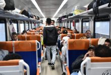 إقبال-جماهيري-ملحوظ-على-«قطار-النزهة»-لقضاء-عطلة-شم-النسيم-بالإسكندرية