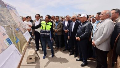 وزير-النقل-يجري-جولة-تفقدية-لمشروع-خط-سكة-حديد-بئر-العبد-ـ-العريش-ـ-جنوبا-رأس-النقب-(مطار-طابا)-بطول-353-كيلومترًا