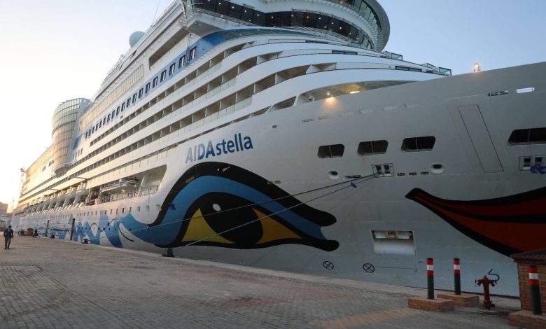 ميناء-الإسكندرية-يستقبل-السفينة-السياحية-aida-stellr-وعلي-متنها-2780-راكبًا