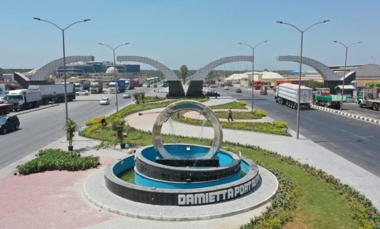 ميناء-دمياط-: -بلغت-حركة-الصادر-البضائع-العامة-43-ألف-طن-و-12ألف-طن-بضائع-متنوعة