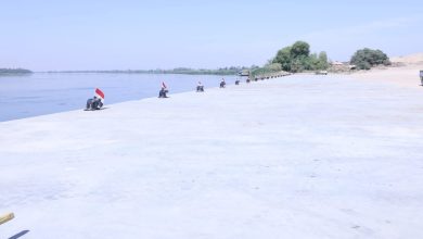 وزير-النقل-يشهد-التشغيل-التجريبي-لميناء-دندرة-النهري-بمحافظة-قنا