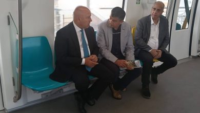 راح-شغله-بالمونوريل.-وزير-النقل-يستقل-قطار-المونوريل-من-محطة-المستثمرين-بالقاهرة-الجديدة-إلى-مقر-الوزارة-بالعاصمة-الجديدة