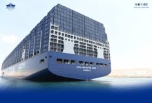قناة-السويس-تشهد-عبور-cma-cgm-notre-dame-إحدى-أكبر-سفن-الحاويات-في-العالم-تعمل-بالغاز-الطبيعي-المسال