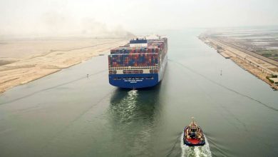 قناة-السويس-تشهد-عبور-سفينة-الحاويات-العملاقة-cma-cgm-saint-germain-لأول-مرة