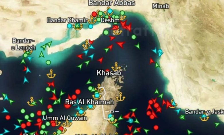 الدفاع-الاماراتية:-تعرض-ناقلتين-بصواريخ-ايران-بالممر-الجنوبي-لمضيق-هرمز