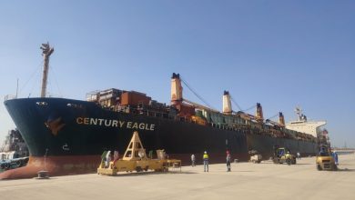 ميناء-السخنة-يستقبل-السفينة-century-eagle-المحملة-بمستلزمات-مصانع-وخامات-pta